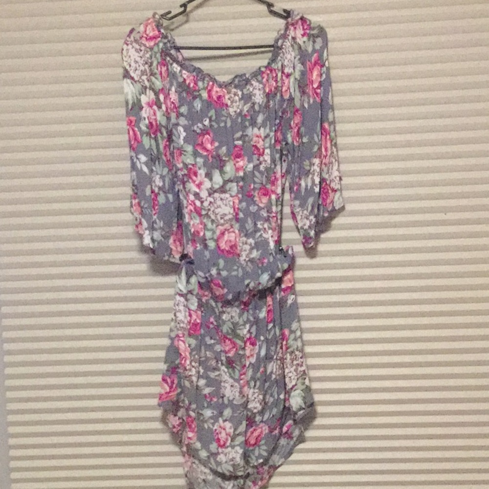 Off the Shoulder Short Romper